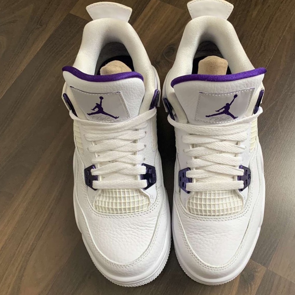air jordan 4 metallic purple!!